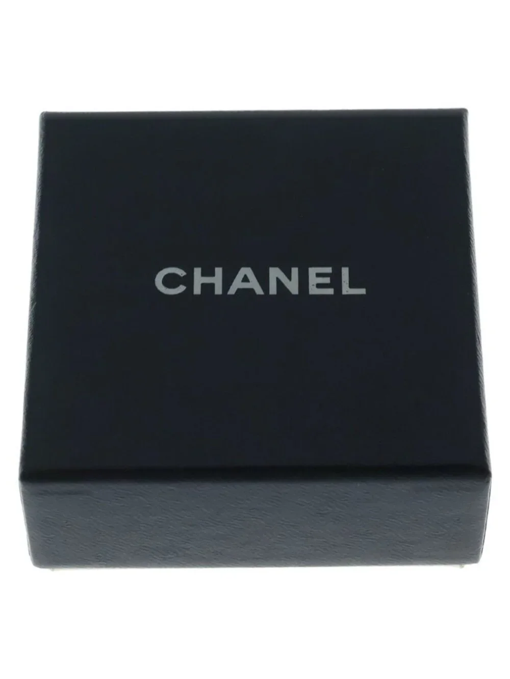 Chanel Camellia Flower Motif Ring Purple Yellow